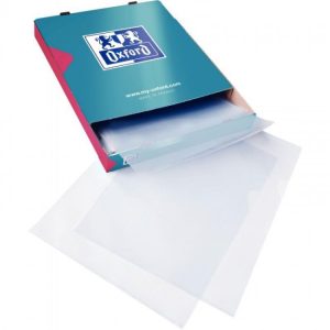 Pochettes coin en PVC - A4 - incolore (1x100) 48796