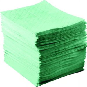 Feuille absorbante pour produits chimiques 41x41cm (1x100) FBEU100E