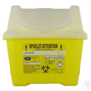 Boîte à déchets - Aiguilles - 2L (à l'unité) SHA-41405610