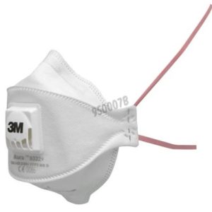 Masque pliable Aura 9300+ FFP3 NR D avec soupape 3M (1x10) 7660384